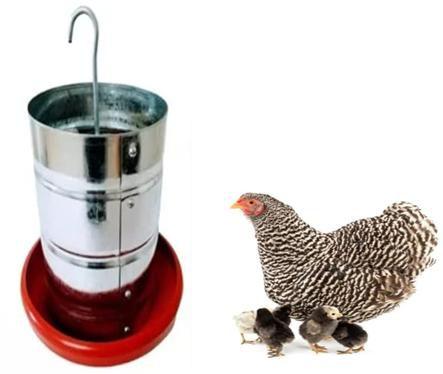 Imagem de Comedouro tubular 5kg kit c/5 und aves e galinhas