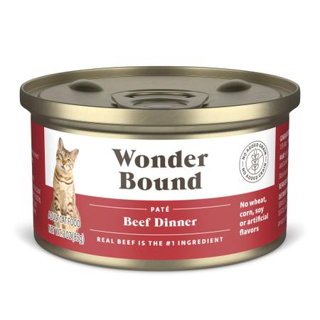 Imagem de Comida úmida para gatos Wonder Bound Beef Paté 85g (pacote com 24)