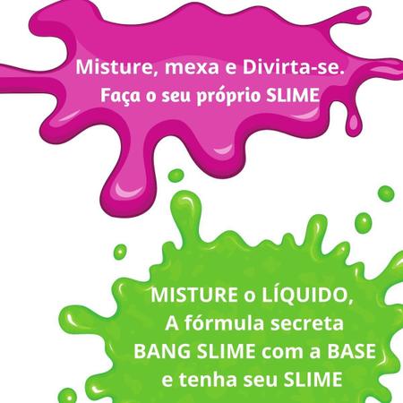 Como fazer Slime receita pronta com estrelinhas e brilha no escuros  diversão para crianças - BANG TOYS - Slime / Amoeba - Magazine Luiza