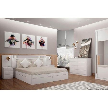 Cômoda de Quarto Bello 8 Gavetas Cumaru - Novo Horizonte Imagem de Cômoda de Quarto Bello 8 Gavetas Cumaru - Novo Horizonte
