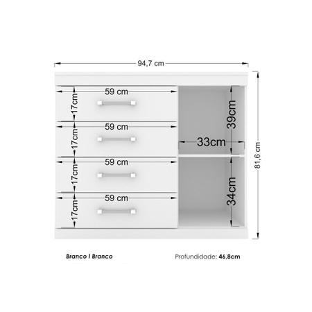 Cômoda Sapateira Havana Plus Flex Branco Branco/Fúcsia 4 Gavetas 1 Porta - Santos Andirá Imagem de Cômoda Sapateira Havana Plus Flex Branco Branco/Fúcsia 4 Gavetas 1 Porta - Santos Andirá