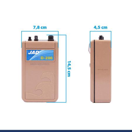 Imagem de Compressor De Ar 1 Saída A Pilha Pesca Isca Viva D-200