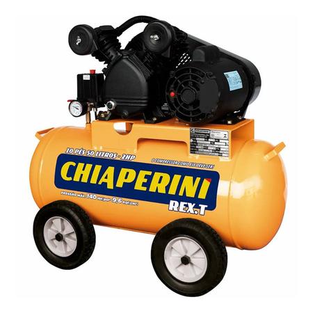 Imagem de Compressor de Ar 10 - 50l 2hp Rex T Monofasico 127/220v - Chiaperini 