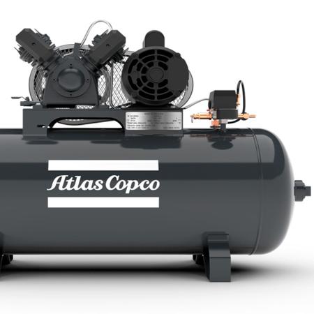 Imagem de Compressor de ar 10 pés 100 litros 2 hp 140 lbs trifásico - AT2/10 100L - Atlas Copco