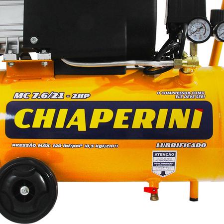 Imagem de Compressor De Ar Pequeno 7.6 - 2,0 Hp 110v Chiaperini