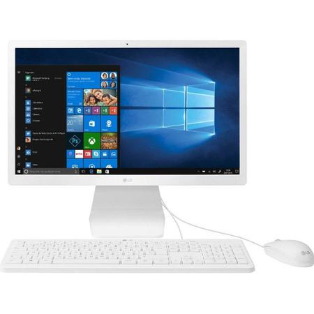 Imagem de Computador All in One LG 21.5" FULL HD Windows 10 Home Celeron 4GB RAM e 500GB HD