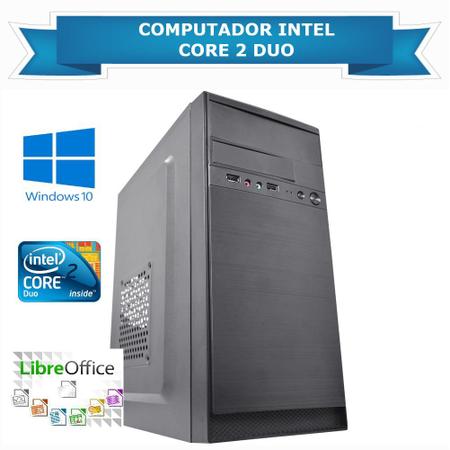 Imagem de Computador CPU PC Intel Core 2 Duo - Memória 4 GB