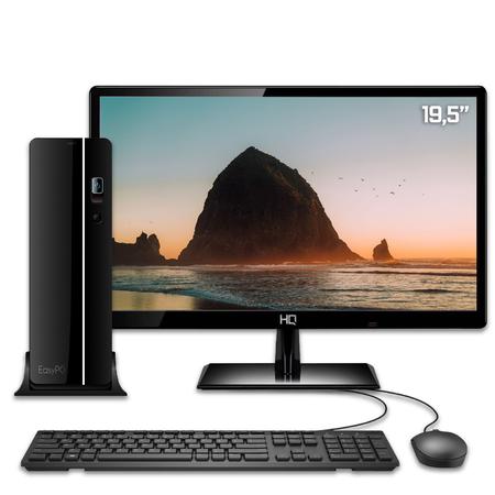 Imagem de Computador Desktop Completo com Monitor 19.5" HDMI EasyPC Slim Intel Core i3 6GB HD 500GB HDMI Full HD