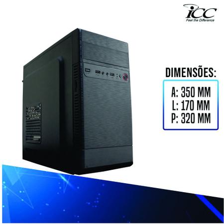 Imagem de Computador Desktop ICC IV2583SW Intel Core i5 3.2 ghz 8gb Hd 2TB FULL HD Windows 10