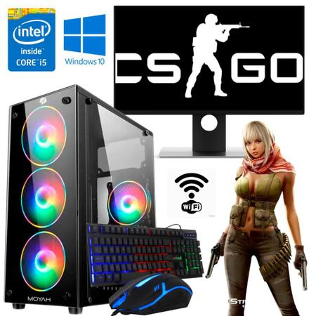 PC Gamer Completo Intel Core i5 Memoria Ram 16GB SSD 240GB Monitor HDMI Kit  Gamer - Alligator Gaming - Computador Gamer - Magazine Luiza