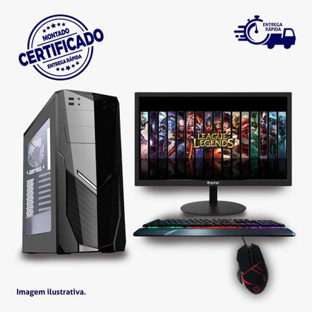 Pc Gamer Completo I5/8gb/hd1tb/vídeo2gb/monitor E Kit Gamer