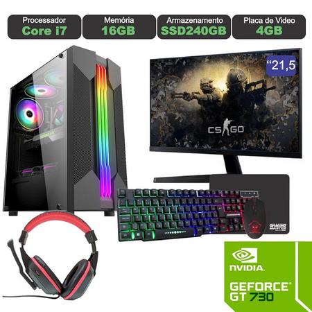 PC gamer completo com 16% de desconto na ; confira