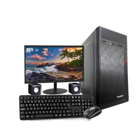 Imagem de Computador Pc Completo I5 4570 8Gb Hd 500Gb Monitor De 19