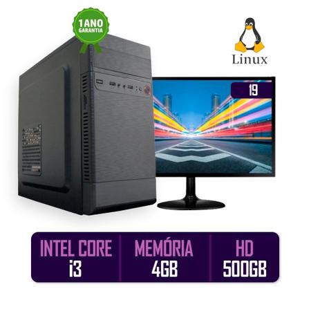 Imagem de Computador Pc Cpu Completo Intel Core I3 4gb 500gb Monitor 19 Led Hdmi Bestpc