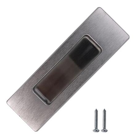 Imagem de Concha Embutir Inox Escovado 15cm Porta Correr União Mundial