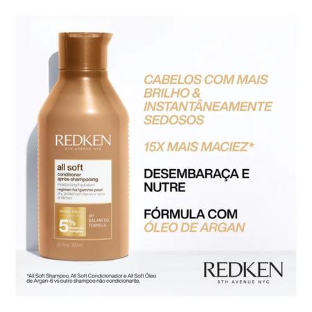 Imagem de Condicionador All Soft 300ml - Redken