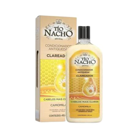 Condicionador Antiqueda Clareador Camomila 415ml Tio Nacho - Genomma Imagem de Condicionador Antiqueda Clareador Camomila 415ml Tio Nacho
