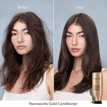 Imagem de Condicionador Pureology Nanoworks Gold 270 ml para cabelos muito secos