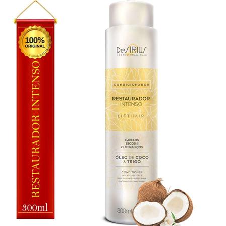 Condicionador Restaurador Intenso Desirius Lift Hair 300Ml Imagem de Condicionador Restaurador Intenso Desirius Lift Hair 300Ml