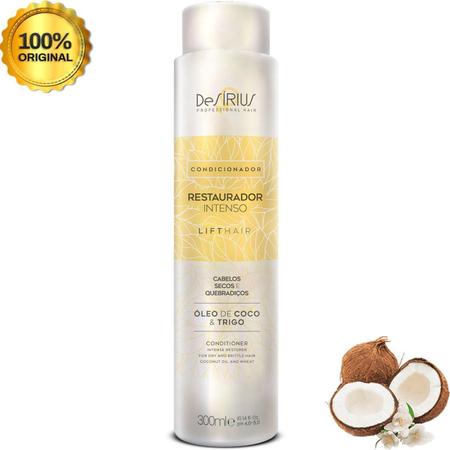 Condicionador Restaurador Intenso Desirius Lift Hair 300Ml Imagem de Condicionador Restaurador Intenso Desirius Lift Hair 300Ml