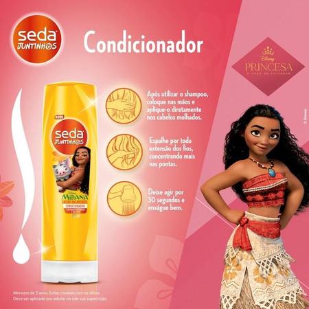 Imagem de Condicionador Seda Juntinhos Moana Cachos Encantados 300ml