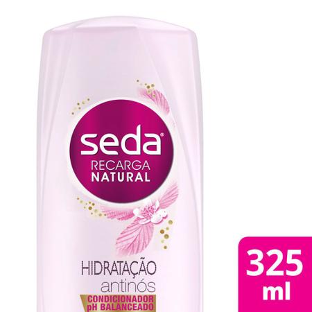 Imagem de Condicionador Seda Recarga Natural Hidratação Antinós 325mL