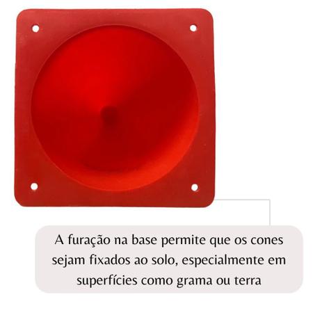 Imagem de Cone de Agilidade para Demarcacao 28 Cm Laranja Liveup  Liveup Sports 