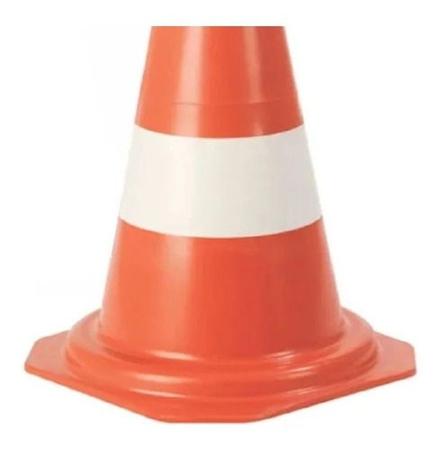 Imagem de Cone De Sinalização Isolamento Rígido Plt 50cm