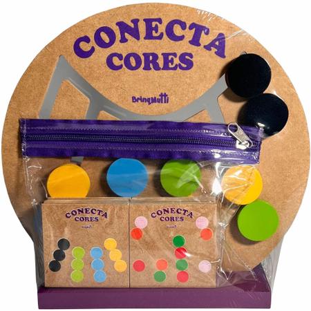 Imagem de Conecta Cores Replicação Cores Brinquedo Educativo - BRINQMUTTI