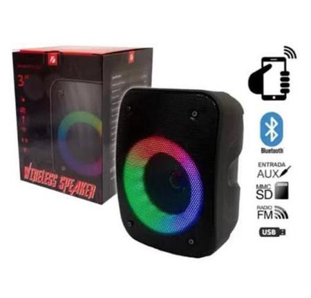 Conectividade Sem Limites: Caixa Som Wireless Bluetooth - Af Imagem de Conectividade Sem Limites: Caixa Som Wireless Bluetooth
