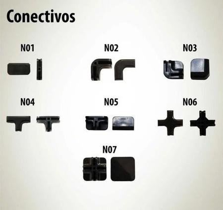 Imagem de Conectivo Conector Balcão De Vidro Ou Aramado 8 Peças