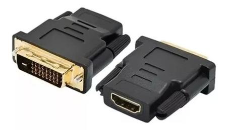 Imagem de Conector Adaptador Dvi X Hdmi Fêmea 24+1 Banhado