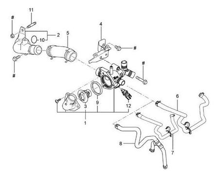 Imagem de Conector Do Sensor Temperatura Motor Ford Transit 2.2 12/13