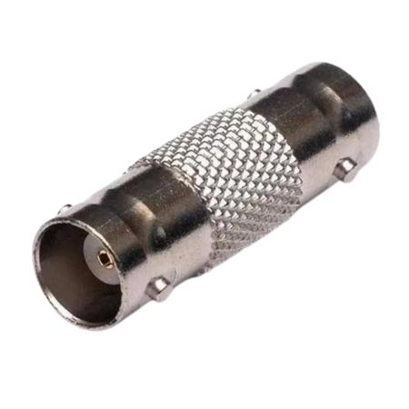 Conector Emenda Bnc Fêmea Fêmea CFTV Cabo Coaxial - Várias Imagem de Conector Emenda Bnc Fêmea Fêmea CFTV Cabo Coaxial