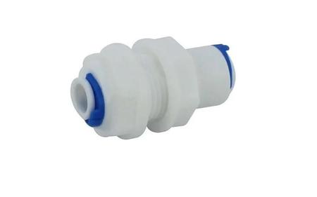 Imagem de Conector Niple Passa Furos 1/4 Por 1/4 Bulkhead Ibbl - Polar