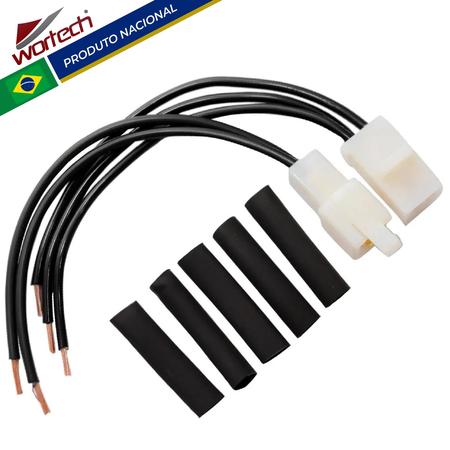 Imagem de Conector Regulador Retificador Yes 125 (05) Wortech