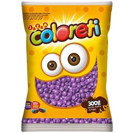 Imagem de Confete Chocolate Coloreti Lilás - 300g