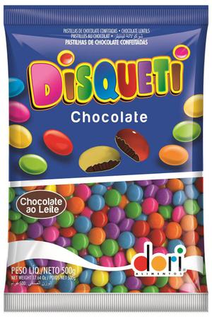 Imagem de Confete Disqueti Chocolate ao Leite 500g
