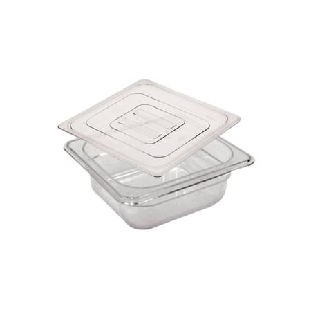 CONJ 15 CUBAS Gastronômicas Em POLICARBONATO GN 1/6X65 mm 900 ml + 15 TAMPAS 1/6 Em POLI Sem ABERTURA CAMBRO Imagem de CONJ 15 CUBAS Gastronômicas Em POLICARBONATO GN 1/6X65 mm 900 ml + 15 TAMPAS 1/6 Em POLI Sem ABERTURA CAMBRO