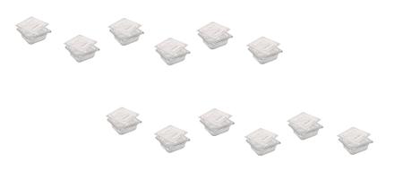 CONJ 15 CUBAS Gastronômicas Em POLICARBONATO GN 1/6X65 mm 900 ml + 15 TAMPAS 1/6 Em POLI Sem ABERTURA CAMBRO Imagem de CONJ 15 CUBAS Gastronômicas Em POLICARBONATO GN 1/6X65 mm 900 ml + 15 TAMPAS 1/6 Em POLI Sem ABERTURA CAMBRO