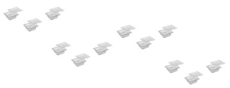 CONJ 15 CUBAS Gastronômicas Em POLICARBONATO GN 1/6X65 mm 900ML + 15 TAMPAS 1/6 Em POLI Com ABERTURA Para Colher CAMBRO Imagem de CONJ 15 CUBAS Gastronômicas Em POLICARBONATO GN 1/6X65 mm 900ML + 15 TAMPAS 1/6 Em POLI Com ABERTURA Para Colher CAMBRO