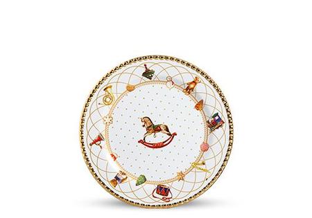 CONJ. 6 PRATO RASO TOYS CHRISTMAS C/ OURO 28cm - GNJ HOME DECOR Imagem de CONJ. 6 PRATO RASO TOYS CHRISTMAS C/ OURO 28cm