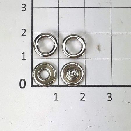 Imagem de conjunto 1 matriz Botão Pressão n. 38 + 80 Botões 38 com 11mm  em latão -não enferruja