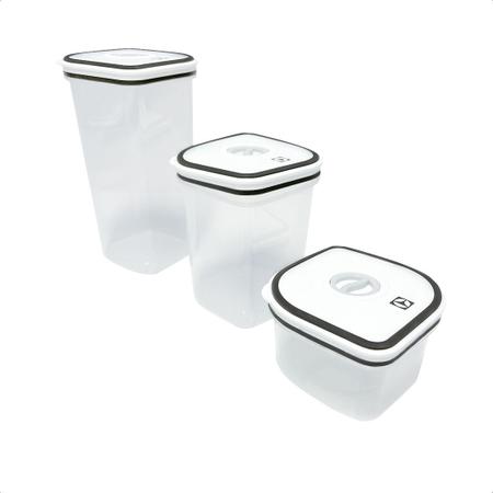 Imagem de Conjunto 10 Potes Herméticos Electrolux Conserva e Organiza Alimentos Freezer e Microondas