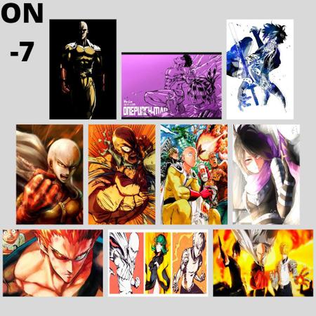 Imagem de Conjunto 10 Unidades De Quadros One Punch Man 13x20