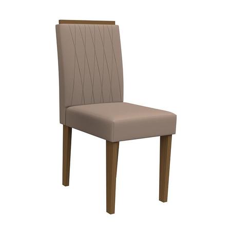Imagem de Conjunto 2 Cadeiras Ana Imbuia/Marrom - PR Móveis