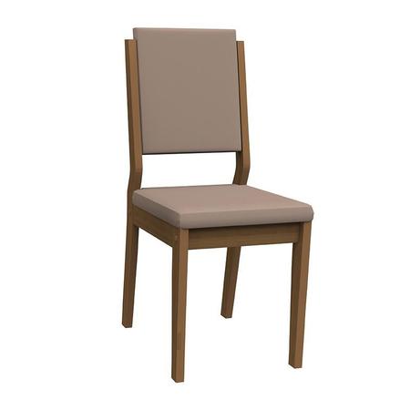Imagem de Conjunto 2 Cadeiras Carol Imbuia/Marrom - PR Móveis