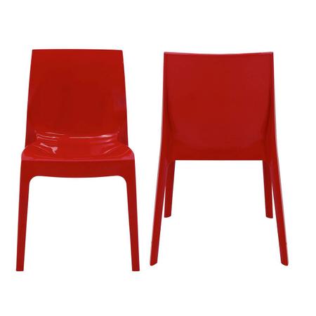 Imagem de Conjunto 2 Cadeiras de Plástico Polipropileno Brilho Alice Summa - Tramontina