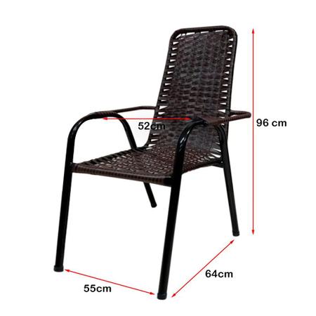Cadeiras Para Varanda Kit 2 Cadeiras E Mesa De Centro De Junco Almofadada