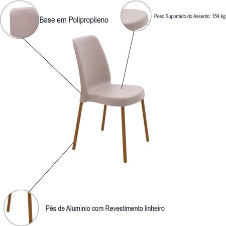 Cadeira Plastica Tramontina Vanda Preta Pernas De Aluminio - Lazer -  Utilidades Domésticas